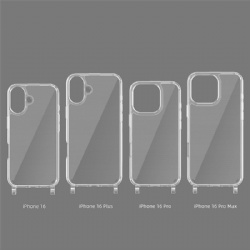 IPhone 16 PC+TPU Cord Protection Case