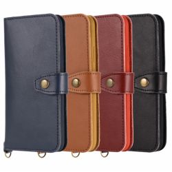 Leather case newest design for mobile phone